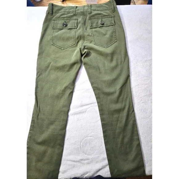 Cabi The Quest Olive Green Cargo Skinny Ankle Stretch Pants 5315 Women's Size 4 - Picture 5 of 6